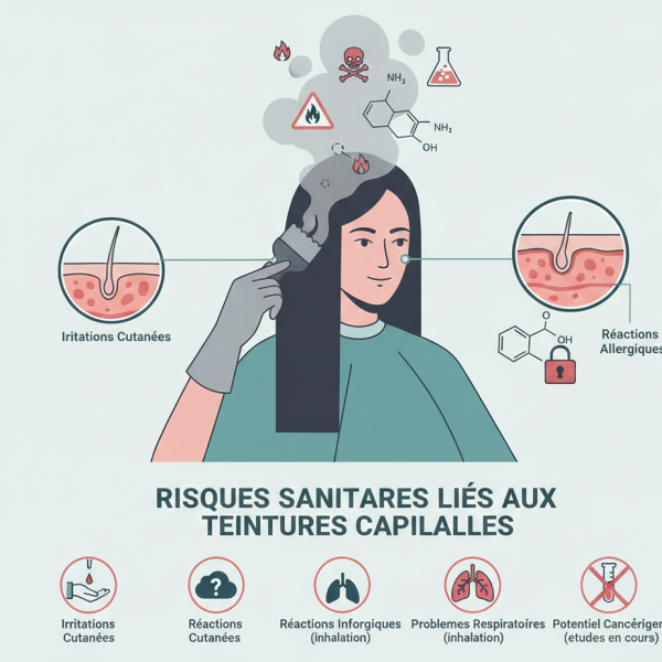 risques sanitaires liés à l'utilisation des teintures capillaires